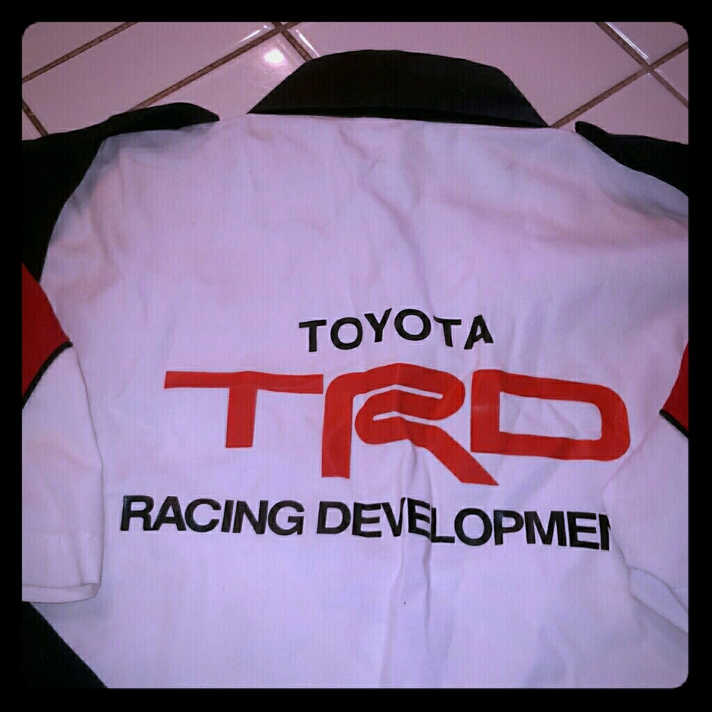 Collection of toyota race in jerseys